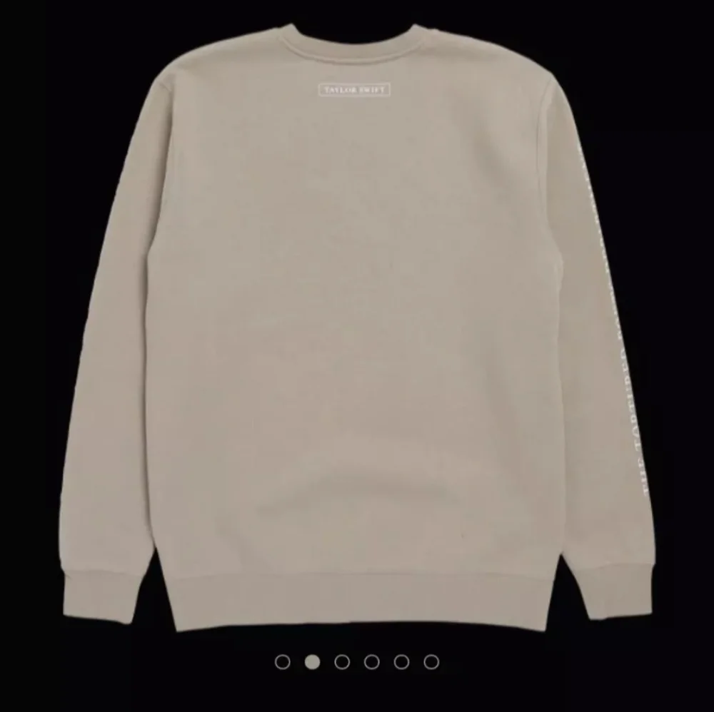 New Taylor Swift ttpd beige crewneck sweatshirt size small - Picture 6 of 12